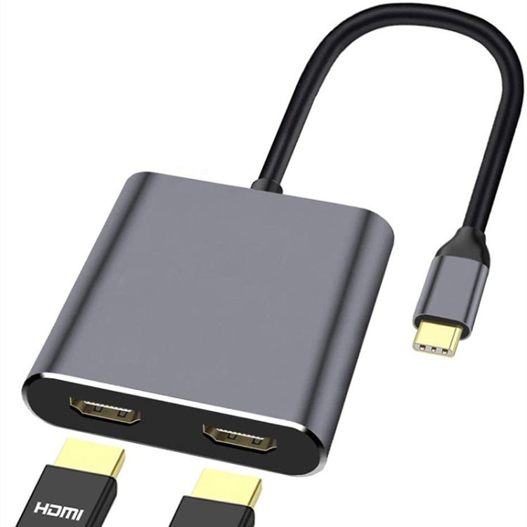 Adaptateur ZS-SGSHDMI USB-C / Type-C vers double HDMI