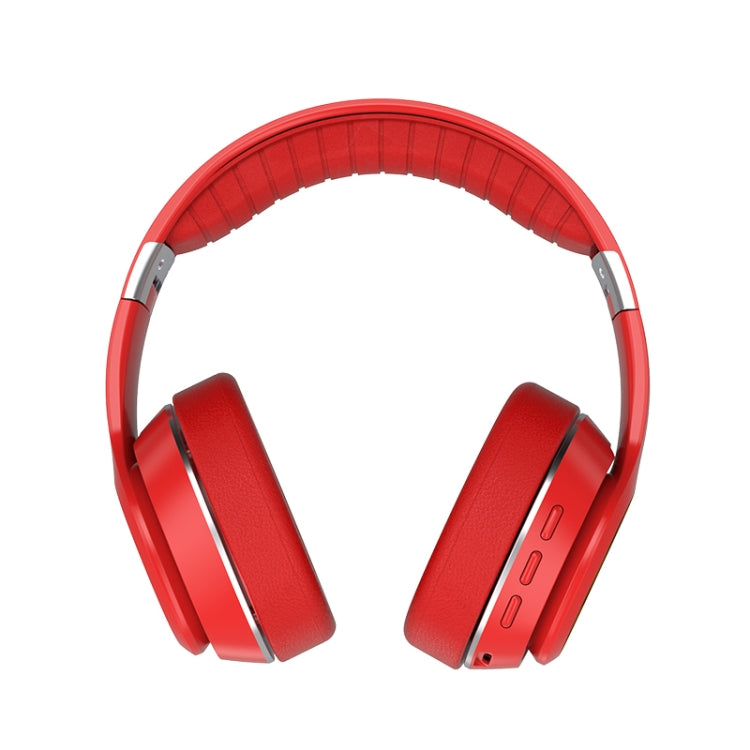 TG VJ320 Bluetooth 5.0 Head-mounted Foldable Wireless Headphones Support TF Card with Mic (Red)