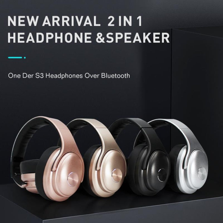 OneDer S3 2 in 1 Headphones and Speakers Portable Wireless Bluetooth Headphones with Noise Canceling in Ear Stereo
