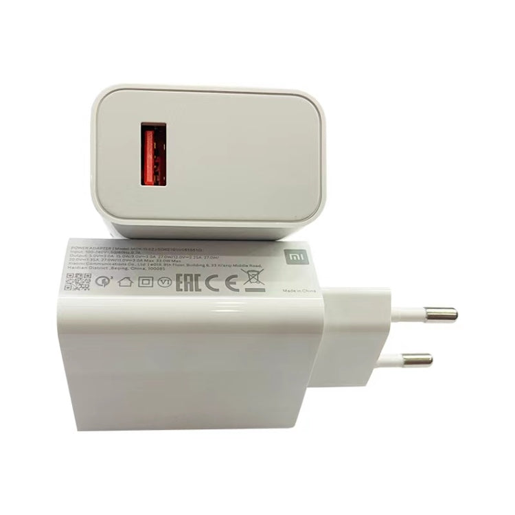 Original Xiaomi MDY-11-EZ 33W USB Fast Charging Charger EU Plug