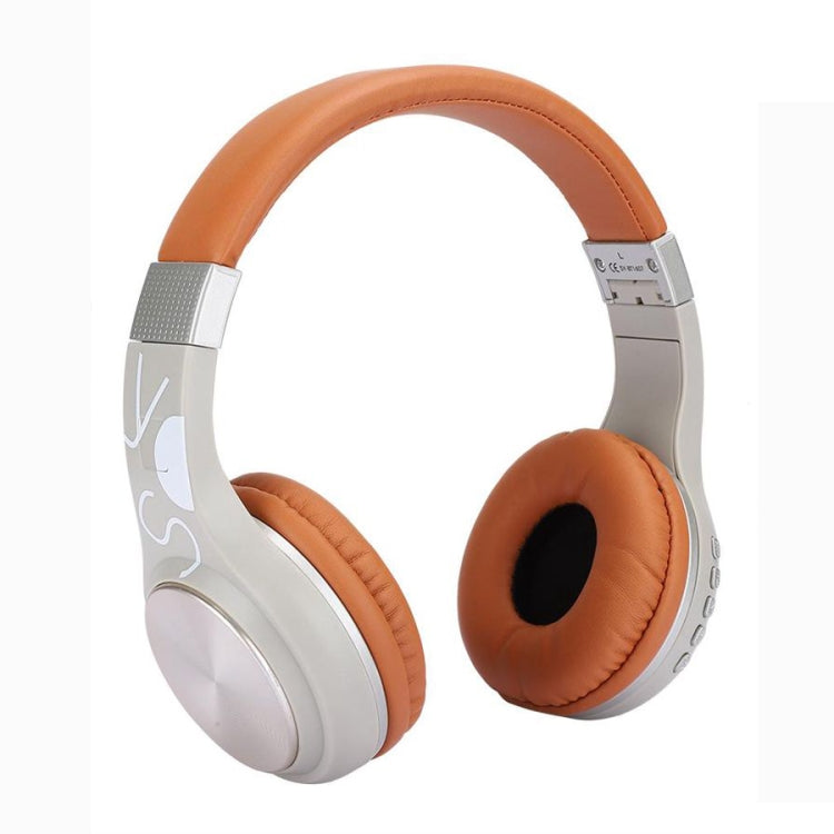 BT1607 ABS Portable Bluetooth Headphones Foldable Headphones Support Wireless Card Music Function