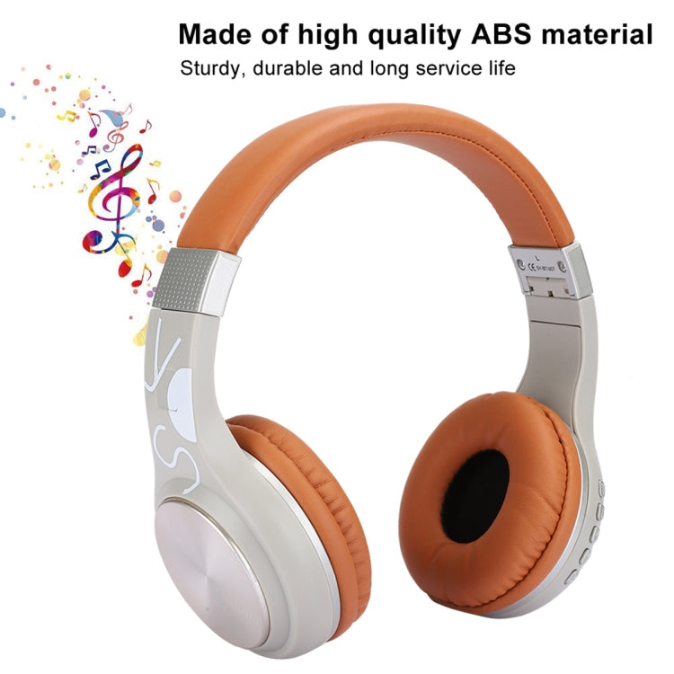 BT1607 ABS Auriculares Bluetooth Portátiles Auriculares plegables Soporte de Tarjeta Inalámbrica Función de música