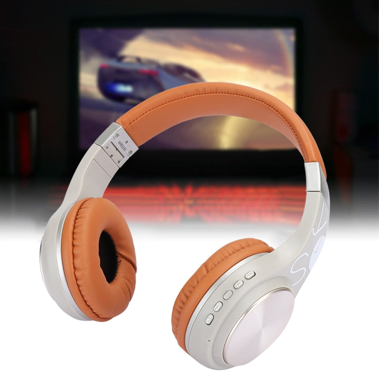 BT1607 ABS Auriculares Bluetooth Portátiles Auriculares plegables Soporte de Tarjeta Inalámbrica Función de música