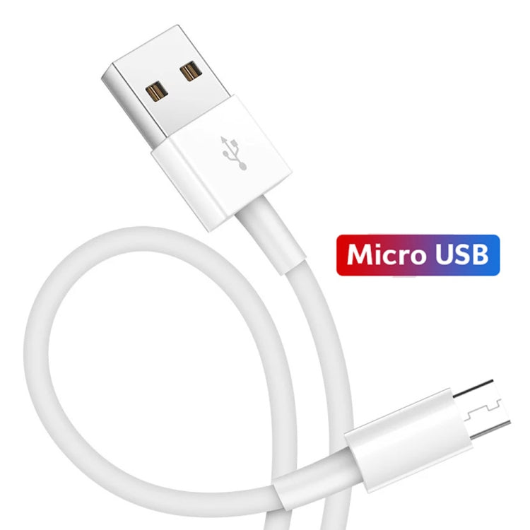 XJ-013 Cable de Datos de Carga Rápida con interfaz USB Macho a Micro USB Macho de 2.4A longitud: 3 m