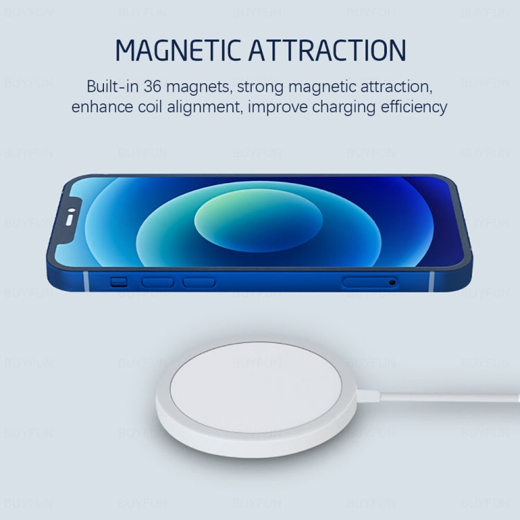 XJ-31 2 in 1 15W Magnetic Wireless Charger + PD 20W USB-C/Type-C Travel Charger Set for iPhone 12 Series Plug Size: US Plug