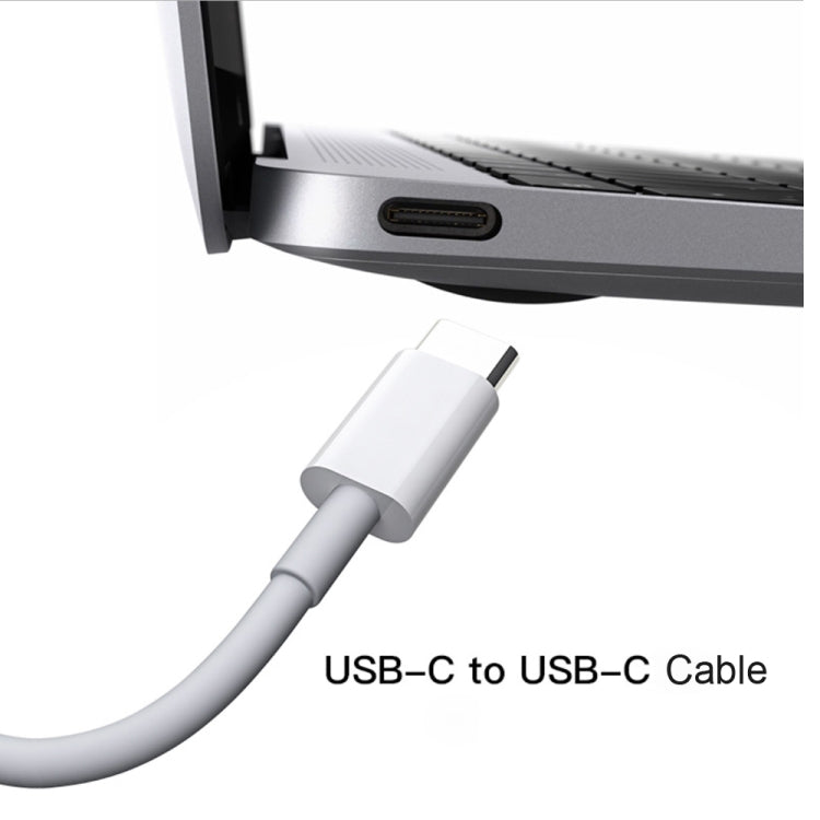 XJ-47 3A USB-C / Type-C a USB-C / Type-C Cable de Datos de Carga Rápida longitud: 1 m