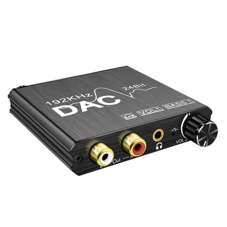 Convertisseur Audio Numérique vers Analogique DAC Extracteur Stéréo Amplificateur Optique SPDIF 192Khz 24Bit