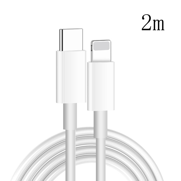 XJ-61 12W USB-C / Tipo-C a 8 PIN PD Cable de Carga Rápida longitud del Cable: 2m
