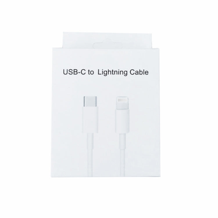 XJ-61 12W USB-C / Tipo-C a 8 PIN PD Cable de Carga Rápida longitud del Cable: 2m