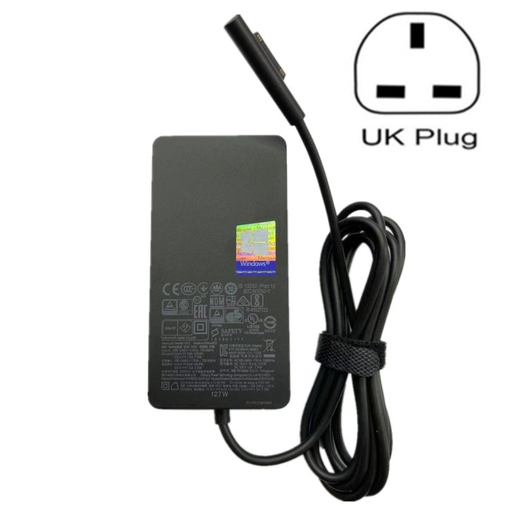 Pour Microsoft Surface Book 3 1932 127W 15V 8A AC Adapter Charger Plug Specification: UK Plug