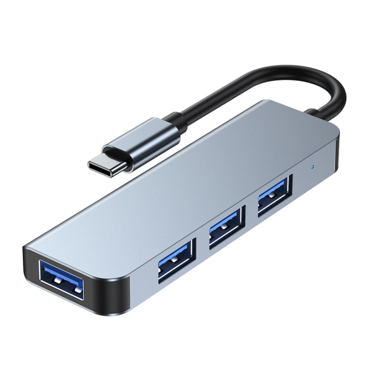 Hub Wub 4 en 1 de type C vers 3 ports USB 2.0 + USB 3.0