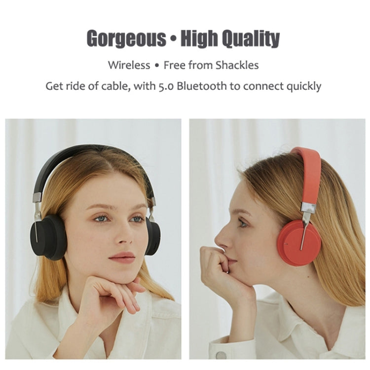 P3 Wireless 5.0 Super Bass HiFi Stereo Auriculares de juego con Micrófono soporte TF / FM / AUX (Rojo)