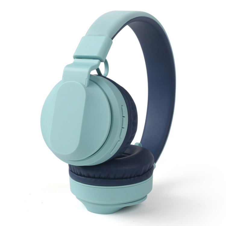 BOBo Kids Gift Casque stéréo sans fil Bluetooth 5.0 avec suppression du bruit des basses avec prise en charge du micro Carte TF / FM / AUX-in (Bleu)