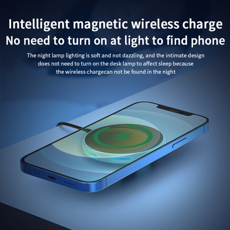 W-975 Ultra-thin Magnetic Absorption Wireless Charger 15W Max for iPhone and other Smart Phones (Black)