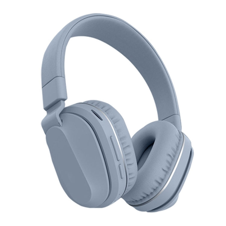 Wireless Bluetooth Stereo Foldable Headphones P2 Built-in Microphone for PC / Cell Phones (Blue)