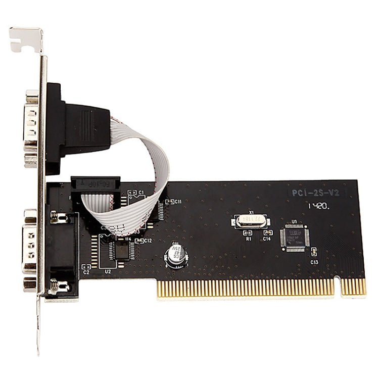 RS232 Puerto Serie TX382B 2 PUT PCI PCI a 9 PIN COM ADAPTADOR de Tarjeta de Tarjeta CON NÚMERO de RESPUESTOS
