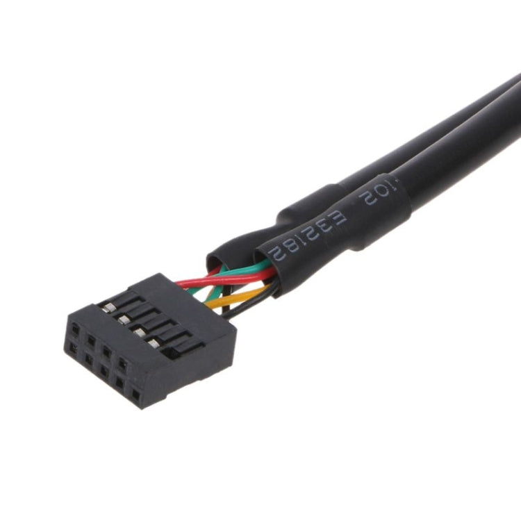 Connecteur de câble d'extension 1 à 4 broches pour ordinateur de bureau USB 2.0 à 9 broches