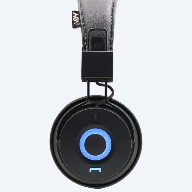 Casque Bluetooth sans fil pliable X10 Music avec prise en charge du microphone Aux-in (noir)