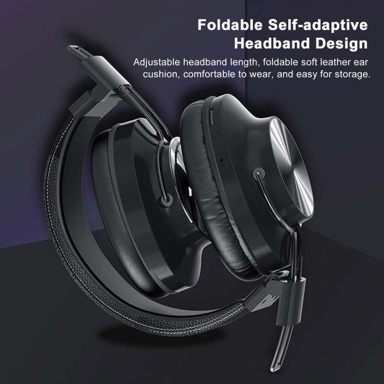 S4000 Foldable Wireless Stereo Music Headphones with 3.5mm Aux-in / TF Card / FM