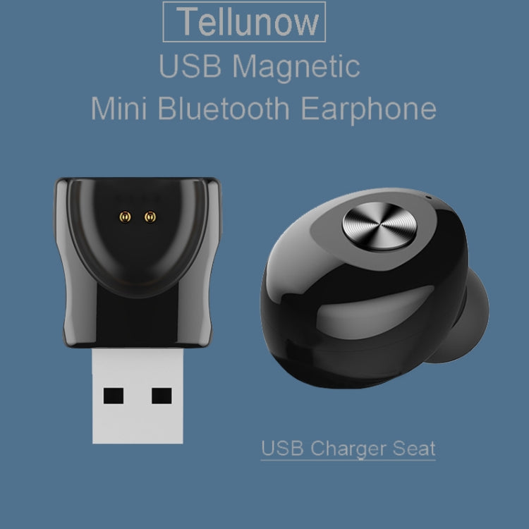 XG-U12 TWS Bluetooth 5.0 Auriculares Stereo Inalámbricos con Bluetooth de un solo Oído (Negro)