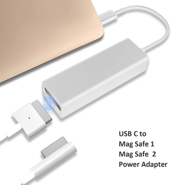 USB C to Magnetic Mag-Safe Adapter Mag-Safe to Type C Charging Converter Adapter Compatible For MacBook Pro / Air Nintendo Switch Phone and other USB C Compatible Devices