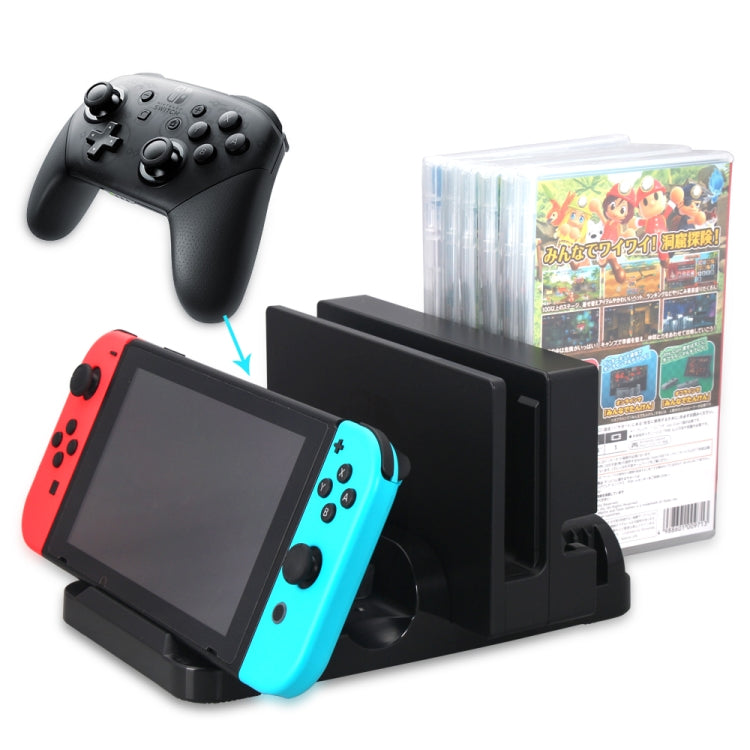 Multifunction Charging Dock Game Disc Storage Holder For Nintendo Switch Gaming Accessories