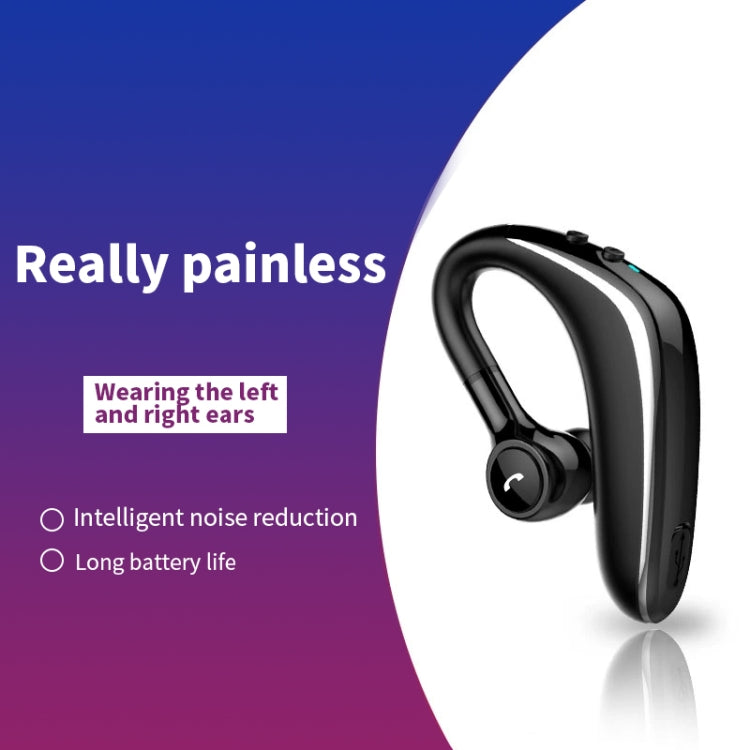 Casque Bluetooth sans fil YL-6S scellé dans les écouteurs avec rotation libre à 180 degrés (gris)