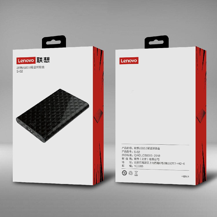Gabinete de Disco Duro Lenovo S-02 de 2.5 pulgadas USB3.0