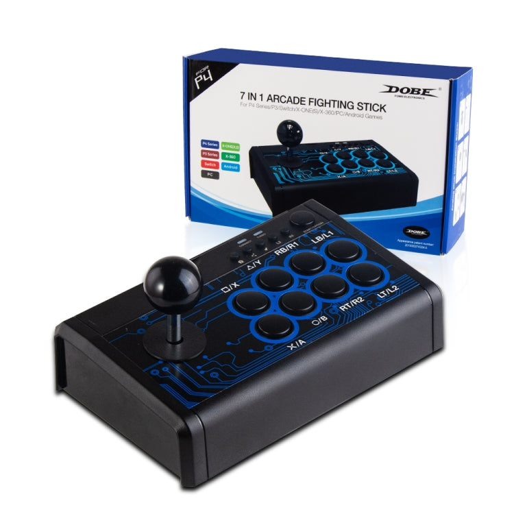 Dobe Arcade Fighting Stick Joystick Para PS4 / PS3 / XboxOne S / X Xbox 360 / Switch / PC / Android