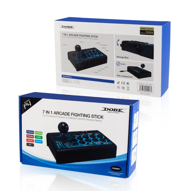 Dobe Arcade Fighting Stick Joystick For PS4 / PS3 / XboxOne S / X Xbox 360 / Switch / PC / Android