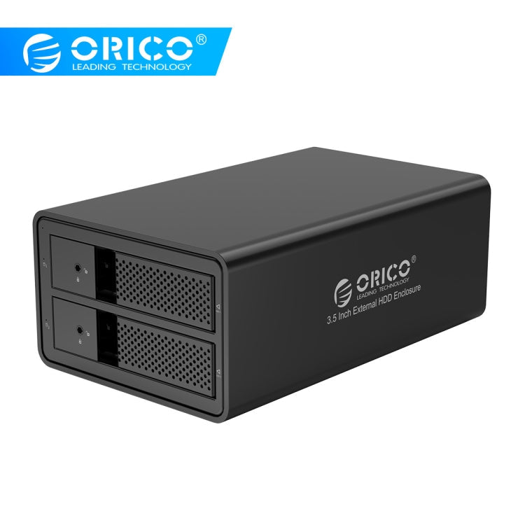 ORICO 9528U3 Boîtier de disque dur externe 3,5 pouces (noir)