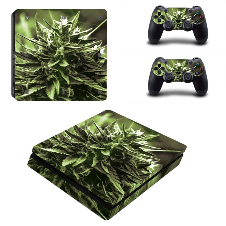 BY060004 Elegant plant stickers Protective Film For PS4 Slim