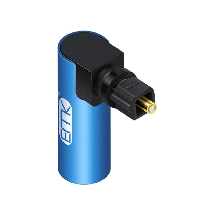 EMK Square Port to Square Port Fiber Optic Conversion Head Audio Adapter