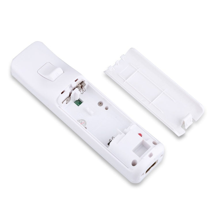 Poignée droite 2 en 1 avec accélérateur intégré pour hôte Nintendo Wii / Wiiu (Blanc)