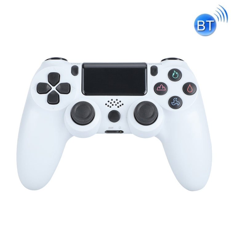 Poignée de jeu sans fil Bluetooth pour PS4 Couleur du produit : version Bluetooth (blanc)