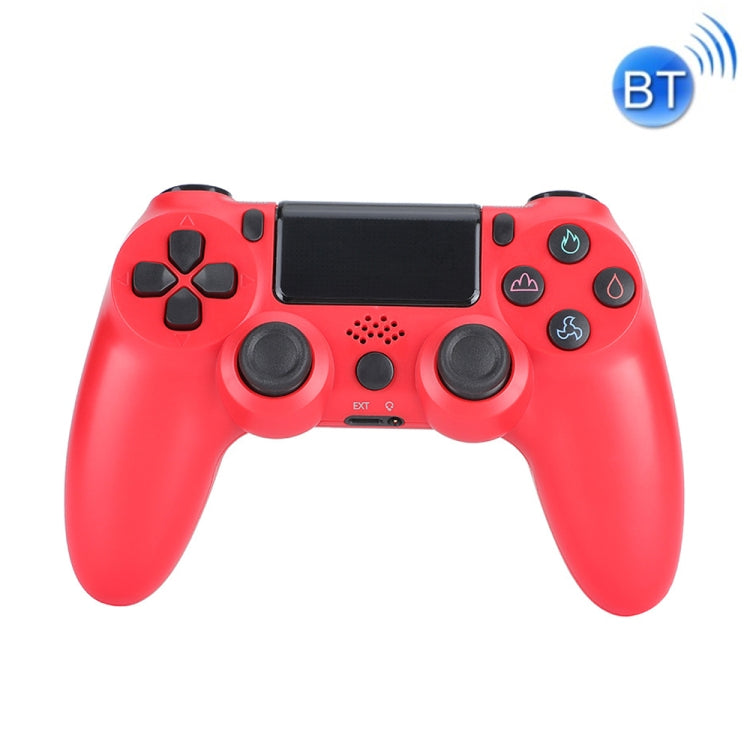 Poignée de jeu sans fil Bluetooth pour PS4 Couleur : Version Bluetooth (rouge)