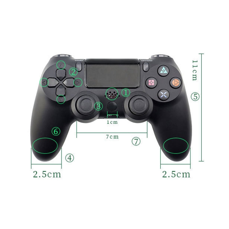 Wireless Bluetooth Game Handle For PS4 Color: Bluetooth version (burst pattern)