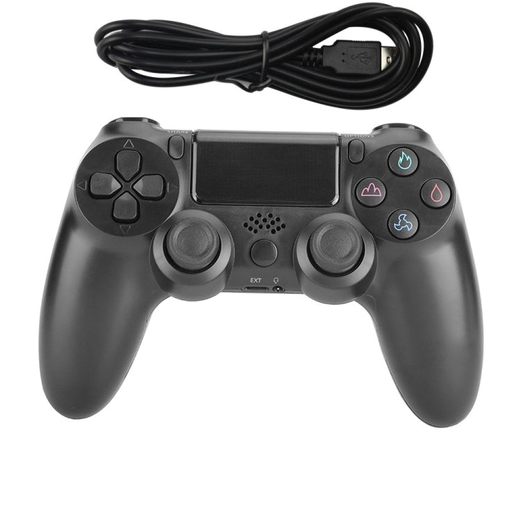 Poignée de jeu filaire pour PS4 Couleur : Version filaire (noir)