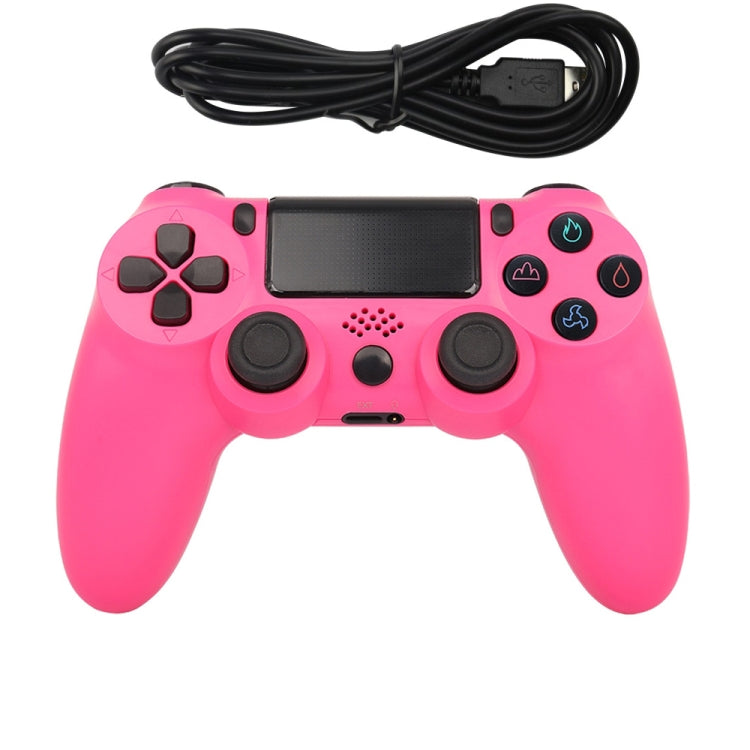 Poignée de jeu filaire pour PS4 Couleur : version filaire (rose)