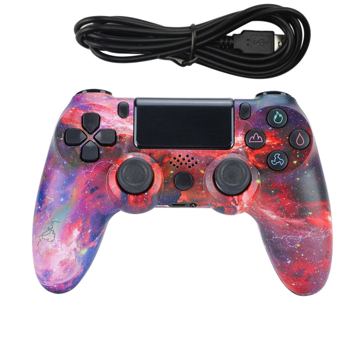 Mango de Juego con Cable Para PS4 Color del Producto: Versión con Cable (Cielo estrellado Rojo)