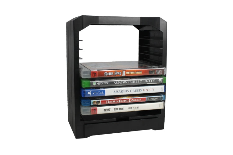 Caja de almacenamiento de accesorios de Juego de titular de disco Para accesorios PS4 / Panel de host / Discos de Juegos