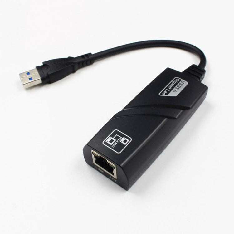 2 PCS USB3.0 Tarjeta de red Gigabit Laptop con Cable externo USB a interfaz de Cable de red RJ45