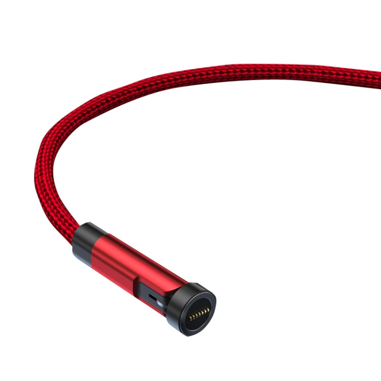 CC57 540 Degrees Rotary Magnetic Fast Charging Data Cable Cord Length:1m (Red)