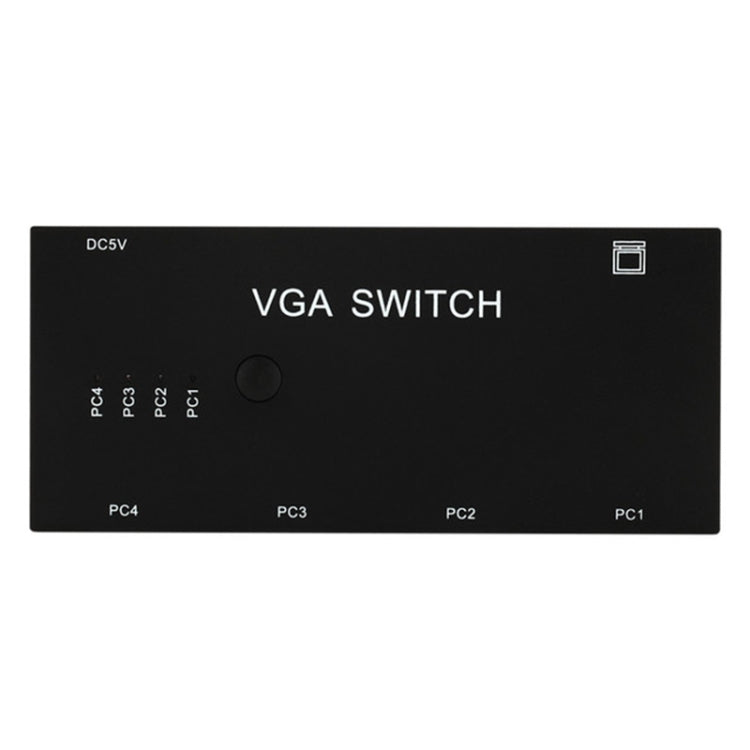 Conmutador VGA con cuatro entradas y una salida Convertidor de video VGA Para computadora