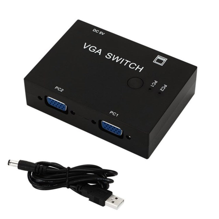 2 VGA to 1 VGA Output Switcher Computer Host Switch Converter