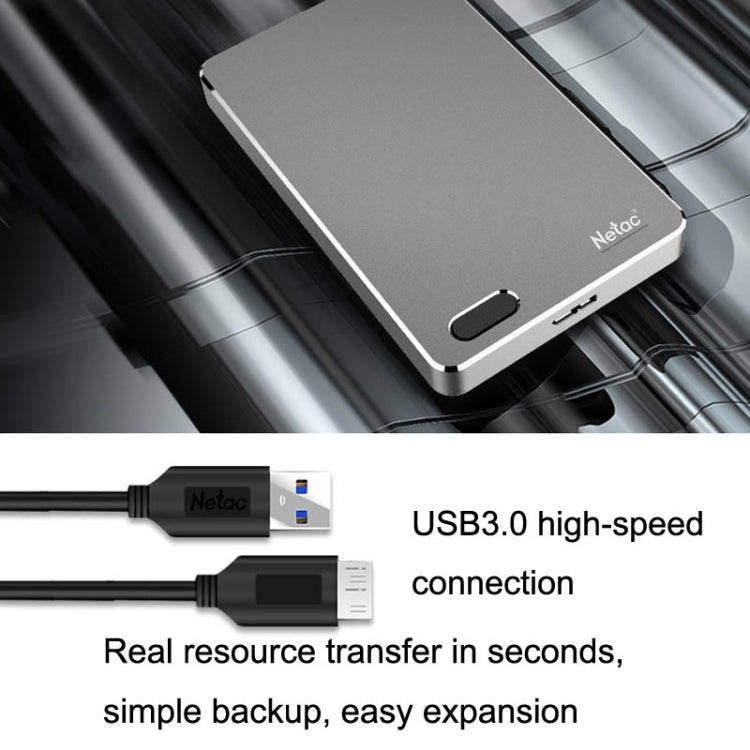 NETAC K391 High Speed ​​2.5-inch Fingerprint 2.5-inch Encrypted Mobile Hard Disk Capacity: 2TB