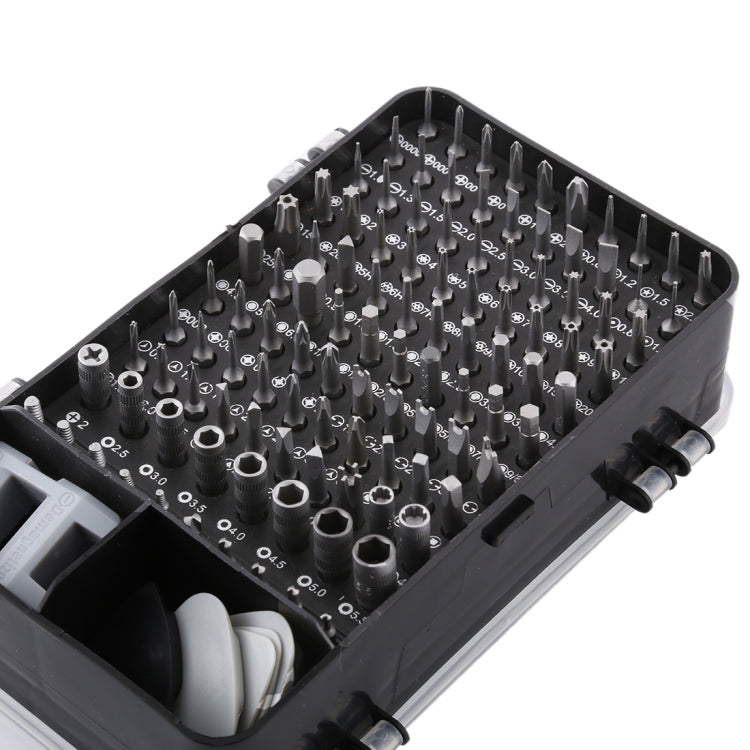 135 in 1 DIY Handy Demontage Werkzeug Uhr Reparatur Multifunktionswerkzeug Schraubendreher Set (Schwarz Grau)