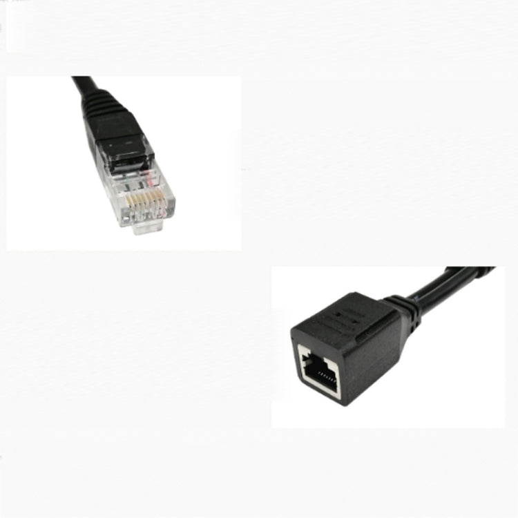 2 Sets Upoe Breakout Cable RJ45 Network Signal Splitter Style: U-01 4 Crystal Heads