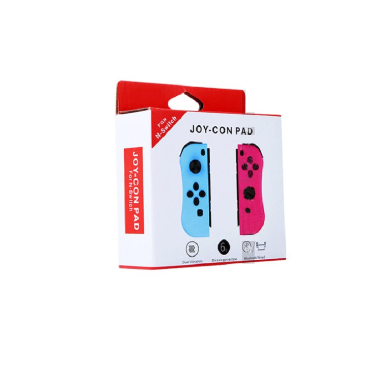 Pour Switch Joy-Con sans fil Bluetooth GamePad SomatoSensory Grip une paire (bleu et rose)
