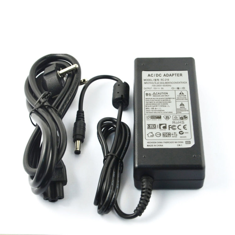 B6 15V 6A Power Adapter Laptop Power Supply (EU Plug)